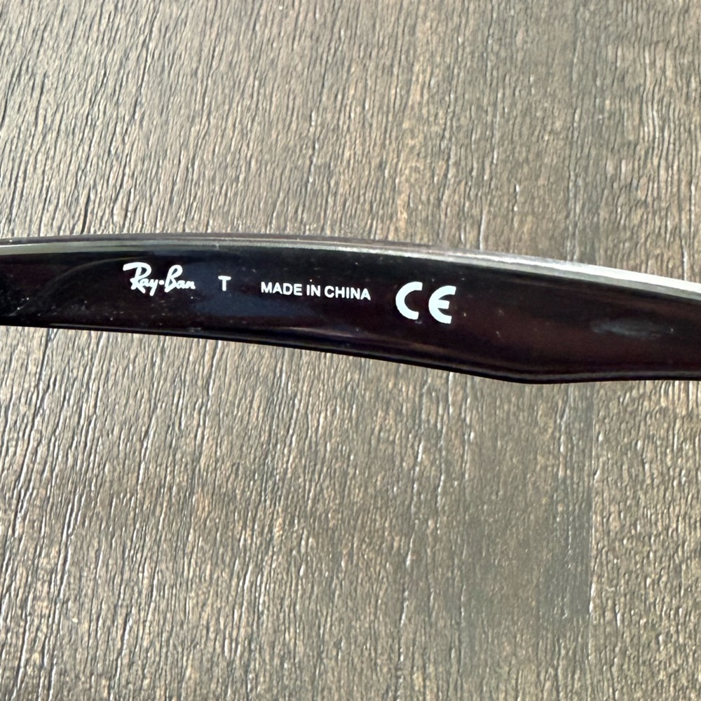 Ray-Ban Black Frames With Pink Gradient Lenses - image 6